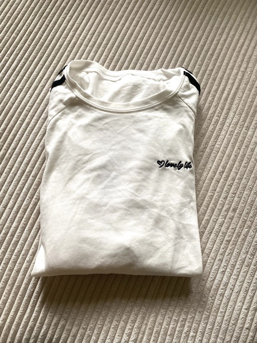 Shein T-shirt: Shein Dazy Sweatshirt Pullover Weiss Oberteil Streifen Gr. M – Nuovo (secondo la descrizione) da Langnau am Albis venduto da cynthia.jolene 2