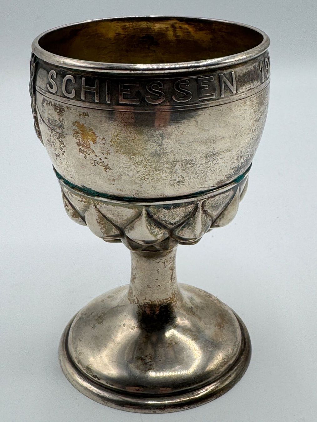 Tassen: Antiker Silberbecher Schiessen 1916, Silber 800 – Gebraucht aus Sachseln von BONATI01 1