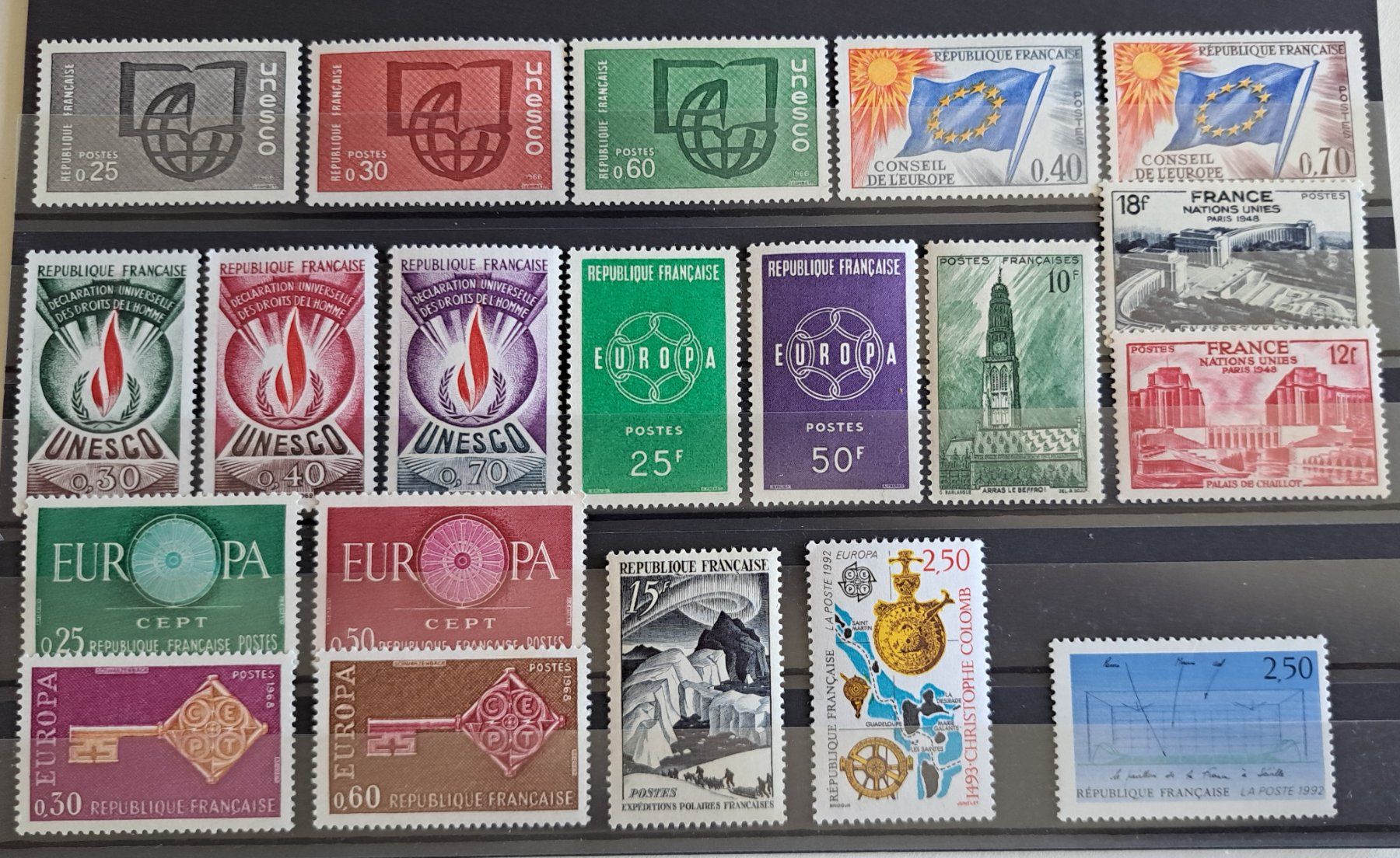 Alle Briefmarken: Frankreich - France ** – Gebraucht aus Biel/Bienne von ESOXMAN