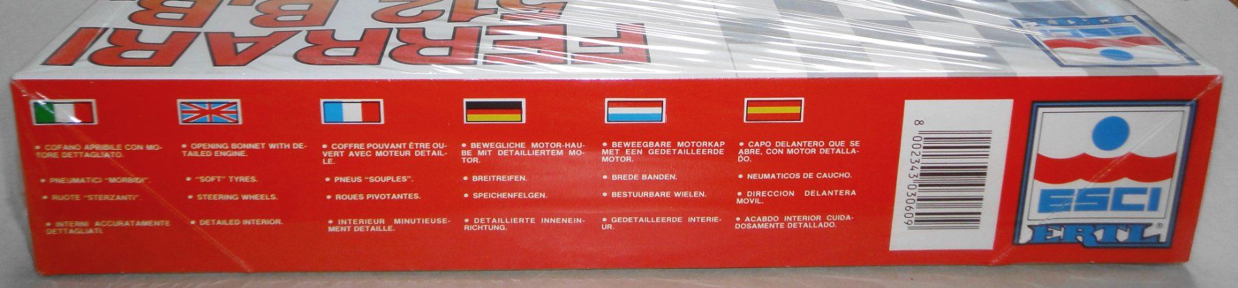 Kit di modellismo & Modellini statici: ESCI ERTL FERRARI 512 BB 1:24 – Nuovo (secondo la descrizione) da Frümsen venduto da Malibu69 3