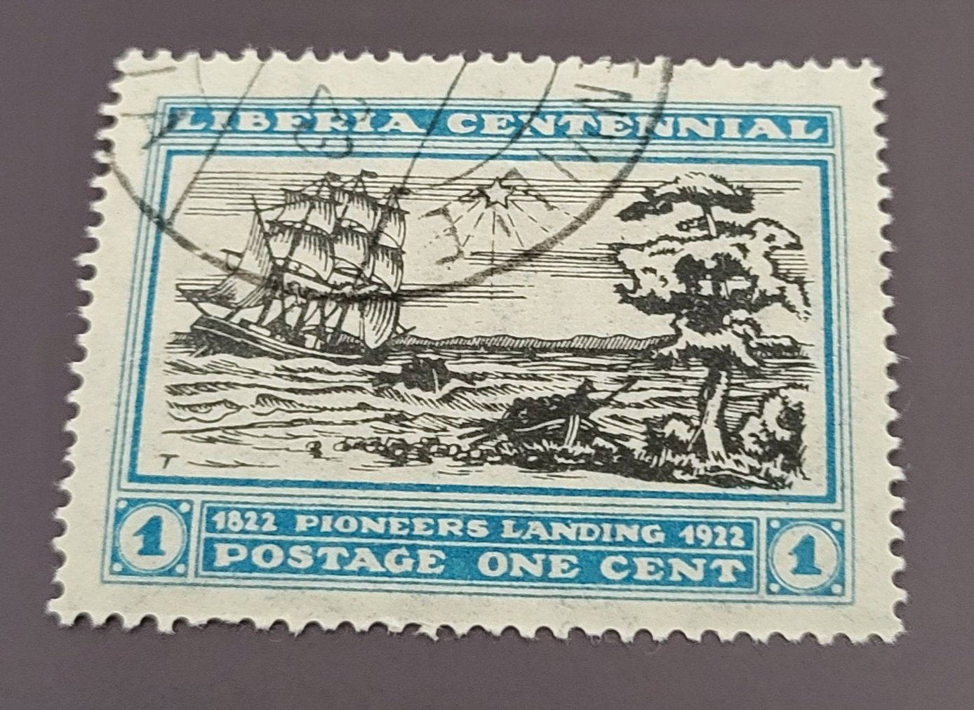 Tutti i francobolli: Liberia 1923 schiffe alte briefmarke – Usato da St Gallen venduto da Stampsalshobby