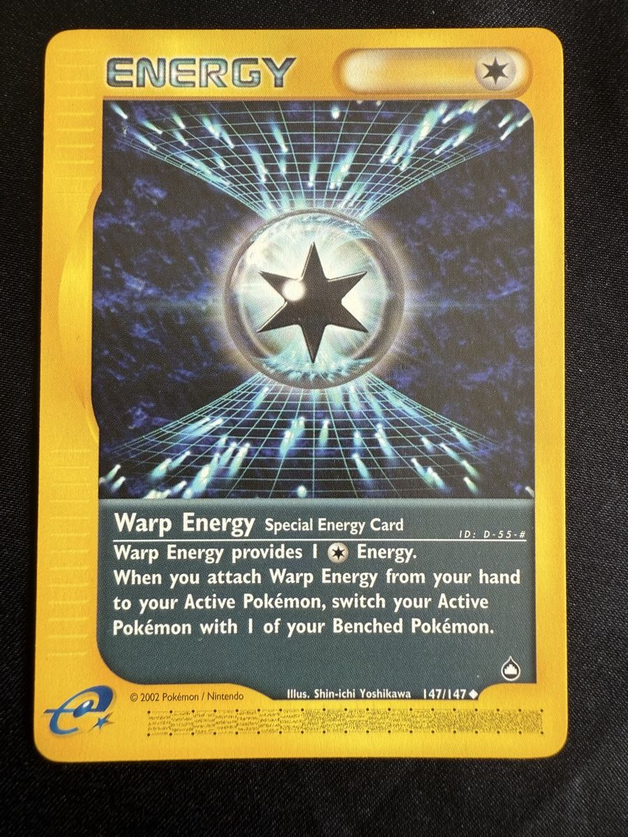 Pokémon Carte collezionabili: Warp Energy Aquapolis - 147/147 – Usato da Winterthur venduto da SiddyPokemon