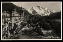 Interlaken, Hotels Viktoria und Jungfrau