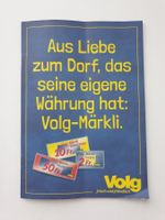 VOLG  MÄRKLI  1 VOLLES HEFT   1000  MÄRKLIPUNKTE  EINGEKLEBT