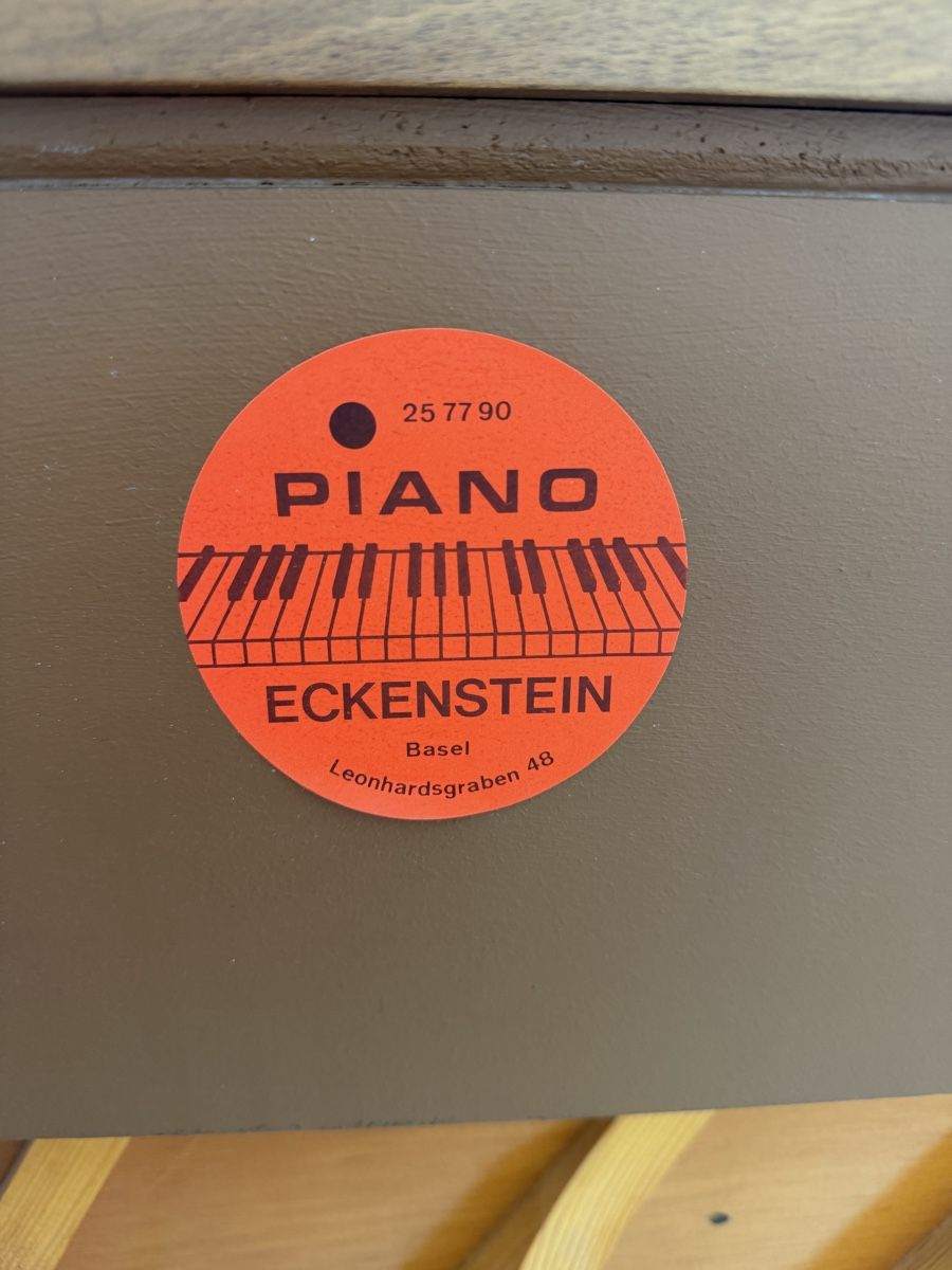 Musikinstrumente: Eckenstein Basel Klavier – Gebraucht aus Pratteln von Salva4133 8