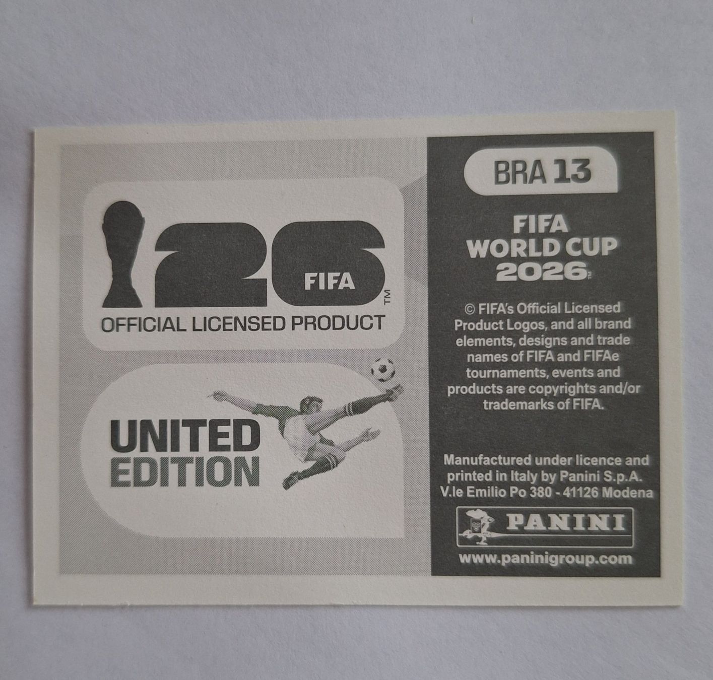 Panini Sammelbilder & Trading cards: Panini BRA 13 – Neu (gemäss Beschreibung) aus Romanens von Crocette 1