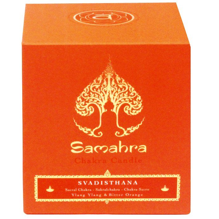 Candele: Samahra Chakrakerze - Sakral-Chakra – Nuovo e nell'imballaggio originale da Mauren venduto da Yeelen