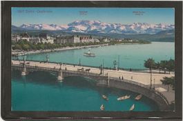AK-PPC Zürich Quaibrücke ungelaufen beschriftet [AKCH11]