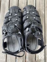 Geox Sandalen Schwarz Leder Grösse 42