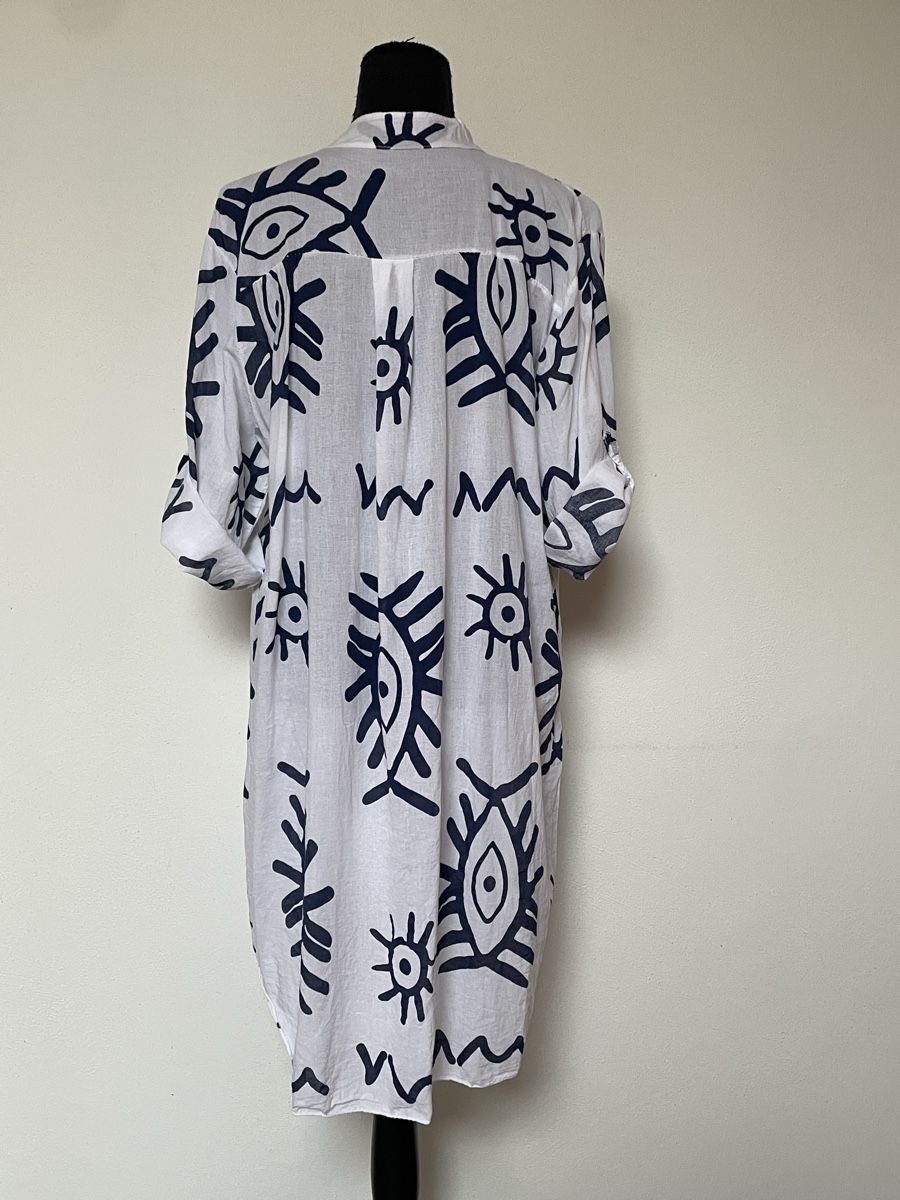 Tuniche: Tunika / Blusenjacke aus Baumwolle – Nuovo (secondo la descrizione) da Sigriswil venduto da ck56 1