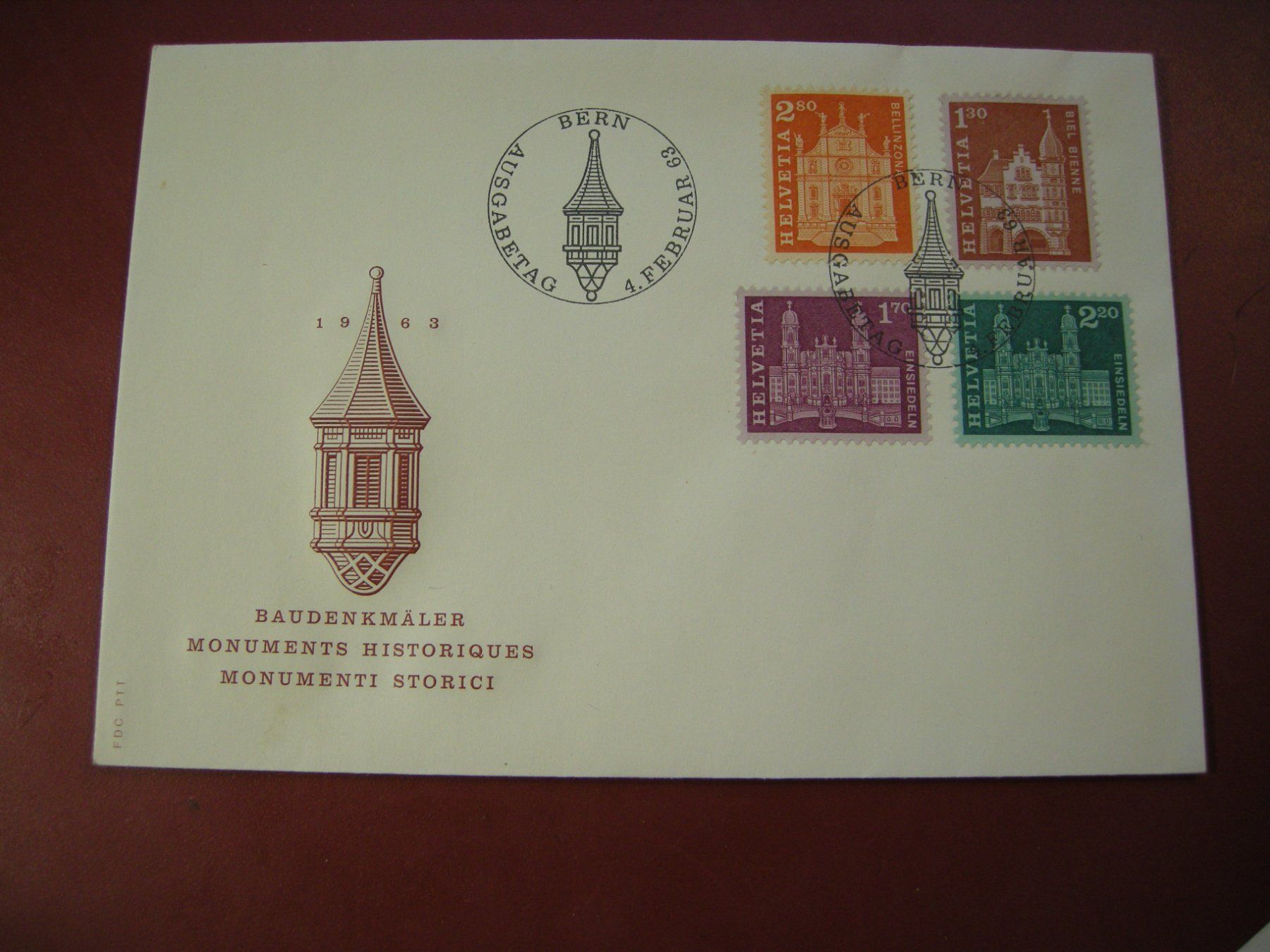 Alle Briefmarken: 2 BRIEFE BAUDENKMÄLER FDC, 1963 + 1967 – Gebraucht aus Eschenbach SG von eDaisy 2