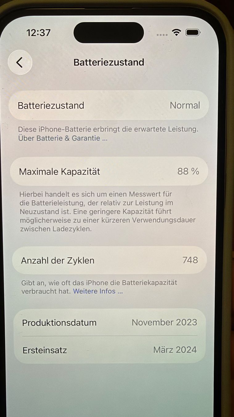 Apple Handys / Smartphones: iPhone 15 128GB – Gebraucht aus Neuenhof von wagneran17 6