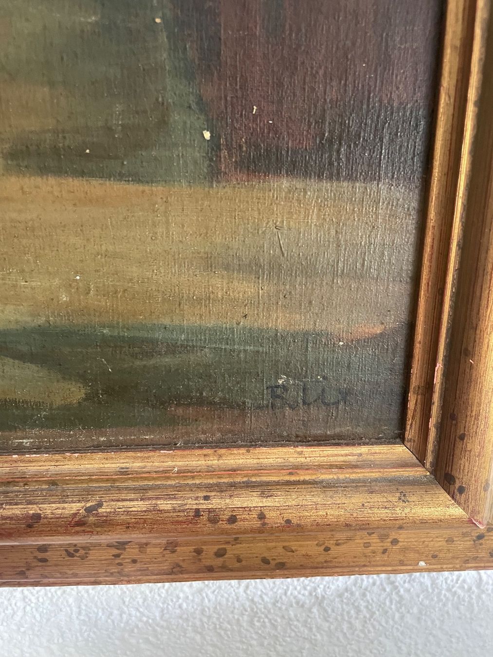 Dipinti: Olio su tela - Bild - Interno chiesa – Usato da Minusio venduto da Pink222 2