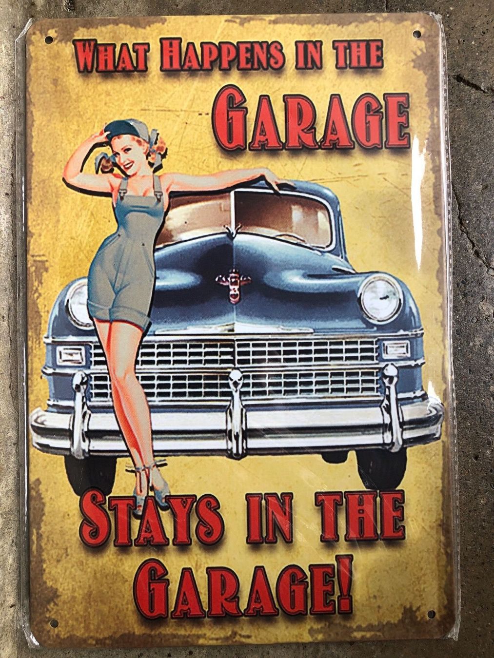 Insegne: Gsrage pin up us car – Nuovo e nell'imballaggio originale da Reinach AG venduto da rares75
