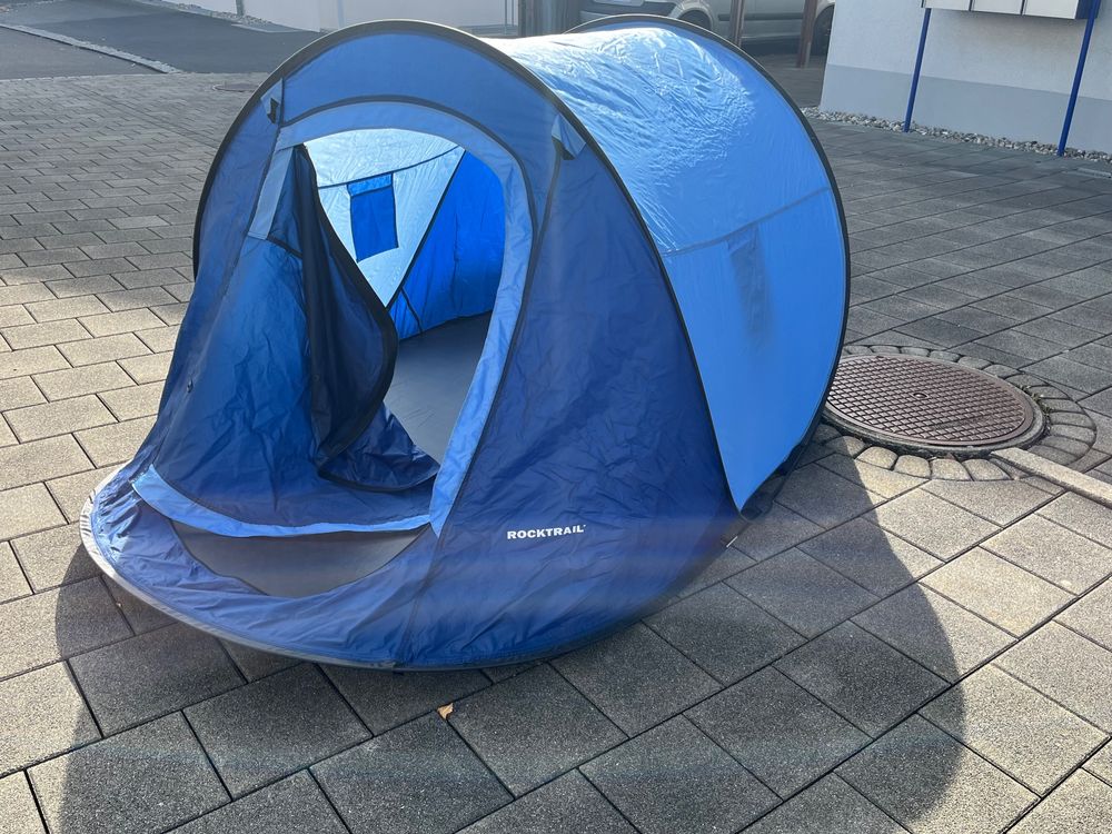 Zelt Wurf Bolans Wurfzelt Fr 2 Personen: Das Pop-Up-Zelt, Das Sich In  Sekunden Aufbaut  Ideal Fr Camping, Strand Und Festivals!