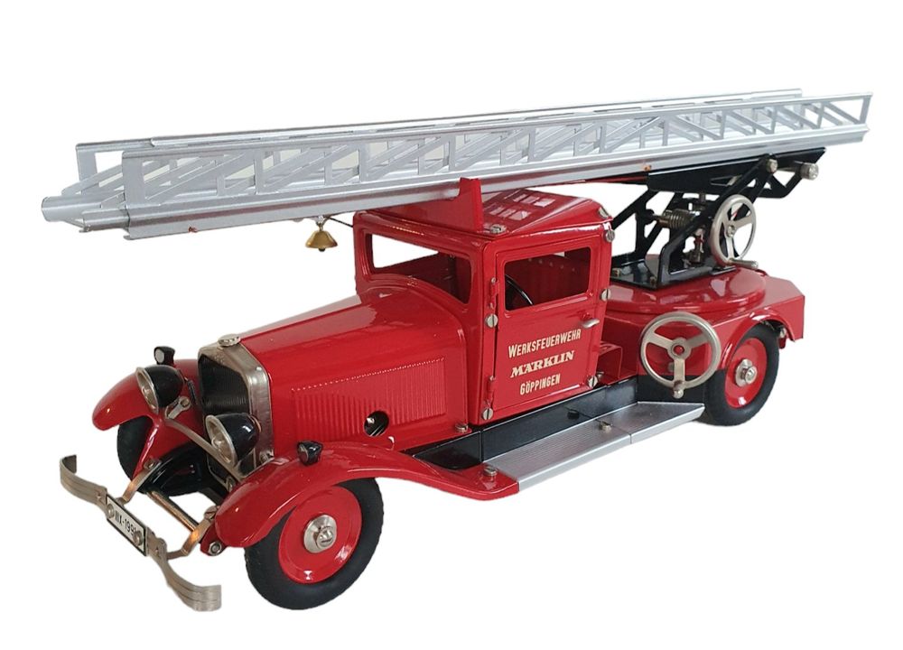 Camion De Pompier Märklin 1991 Werksfeuerwehr Güppingen – Rare – État Neuf – 44 Cm