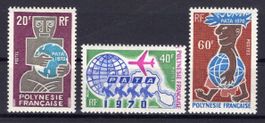 R5389  /  Polynésie 1970 neufs XX