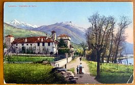 LOCARNO - Castello di ferro 1912. Animée