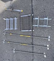Stangen und Ablagen für Küche oder Bad, Metall