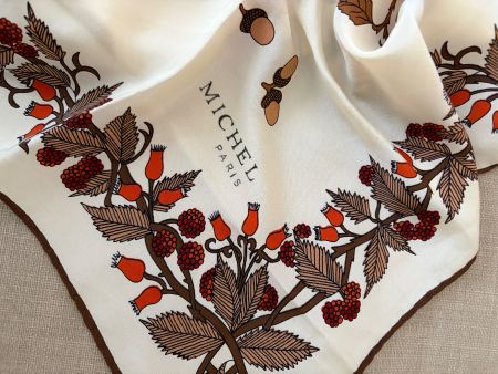 Michel Paris Silk Scarf