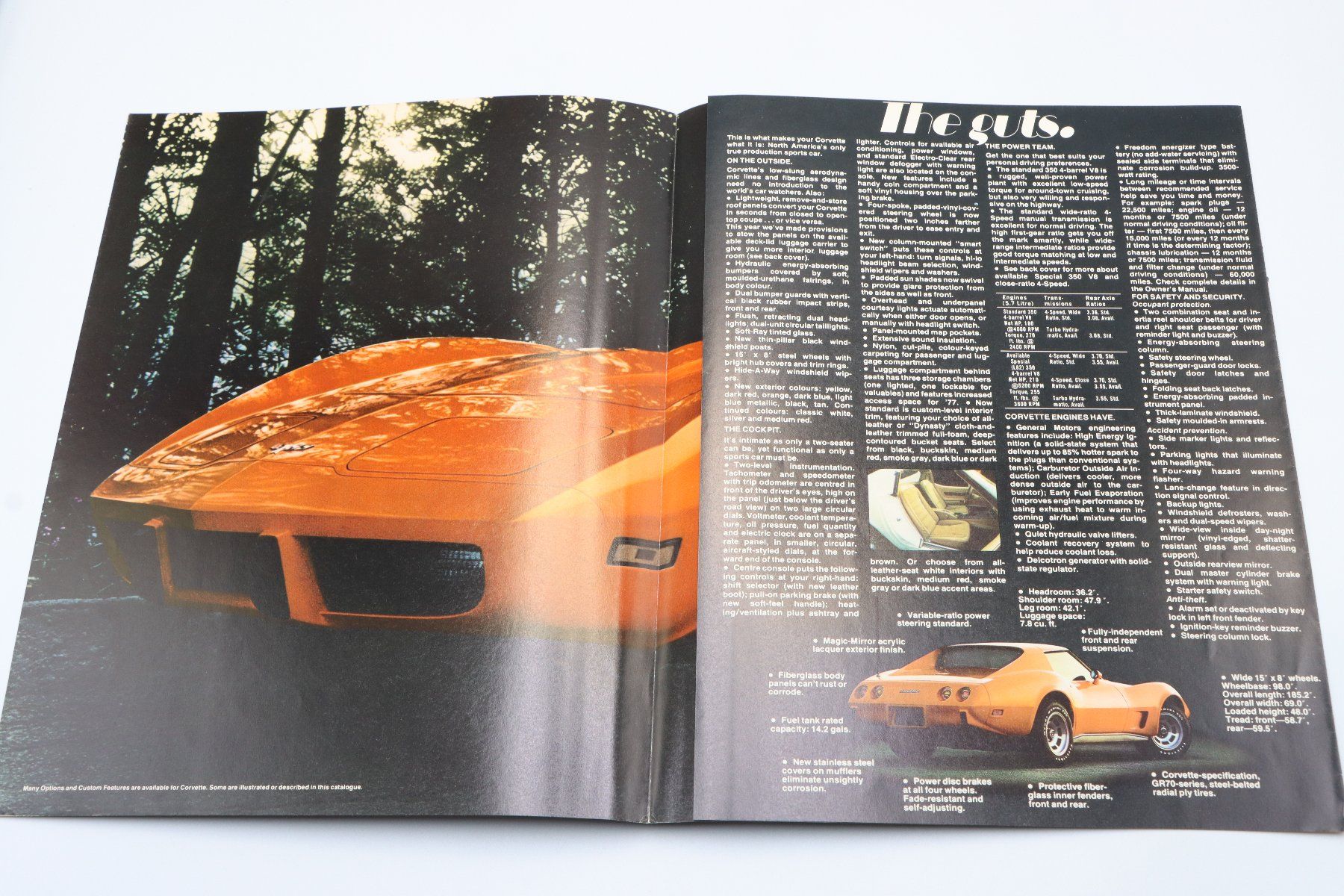 Chevrolet Dokumente: Chevrolet Corvette 1977 Prospekt – Gebraucht aus Bühl b.Aarberg von Collectorpassions 2