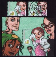 2003_1092+1092A_COMIC-BLOCK_HEIDI_** +VOLLSTEMPEL_3er-Set !