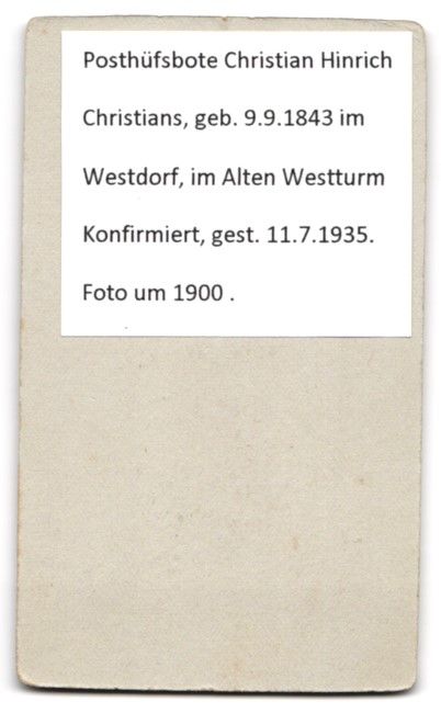 Fotografie &  Plakate: Fotografie Ansicht Wangerooge, Postbote  – Gebraucht aus Berlin von bartko-reher 1