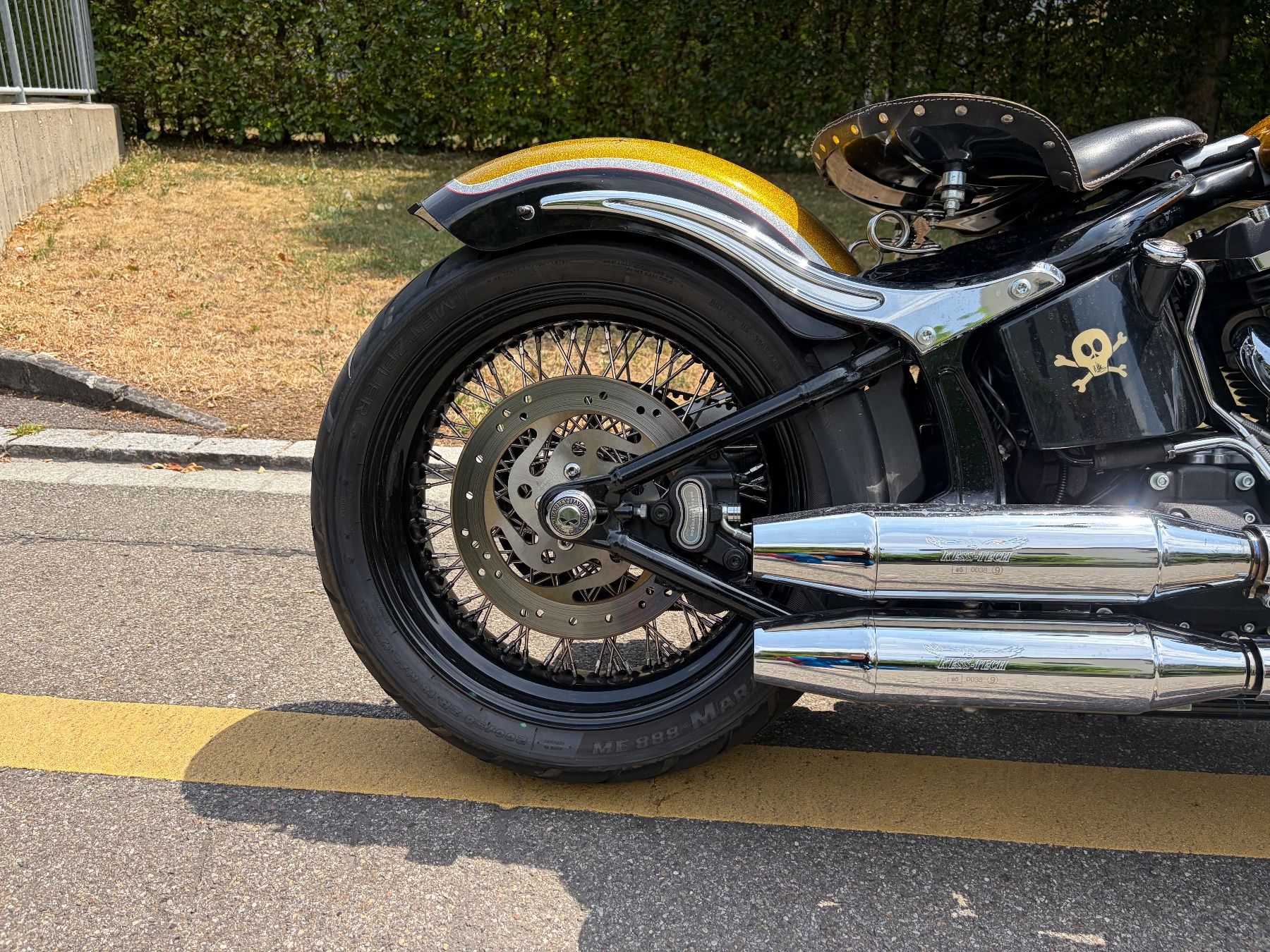 Harley-Davidson Chopper: Harley Davidson CROSS BONES X BONES Custom EINZELSTÜCK – Gebraucht aus Rütihof von elcheffe81 3