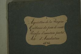 Handschrift Notariatsurkunden Fribourg 1826 franz.