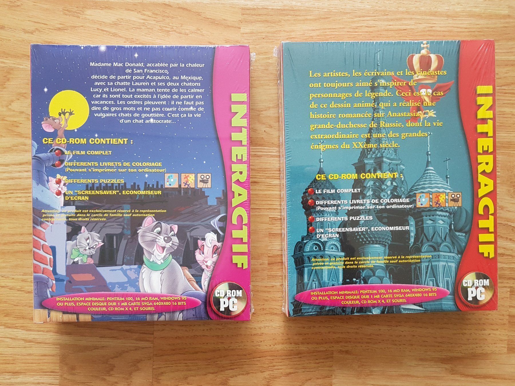 Software: Anastasia,Les Aristo,CD ROM PC Windows,Aristogatti – Nuovo e nell'imballaggio originale da Laufen venduto da nostalgie0811 1