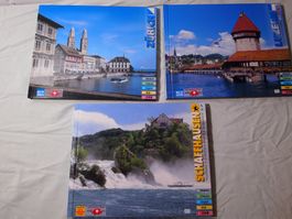 3D Pop-Up Bücher, Schweiz, Schaffhausen, Luzern, Zürich