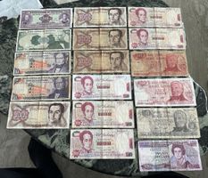 BANKNOTEN (VENEZUELA, ARGENTINIEN, CARIBBEAN)