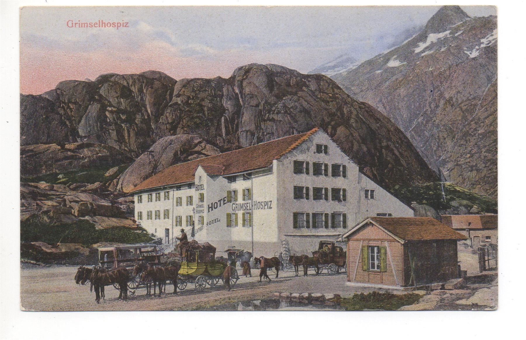Ansichtskarten: GRIMSELHOSPIZ Postkutsche – Neu (gemäss Beschreibung) aus Jona von philajona