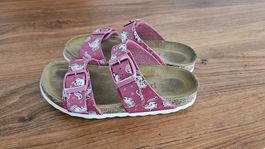 Palado Pantoletten / Sandalen mit Einhorn-Muster  Gr. 33
