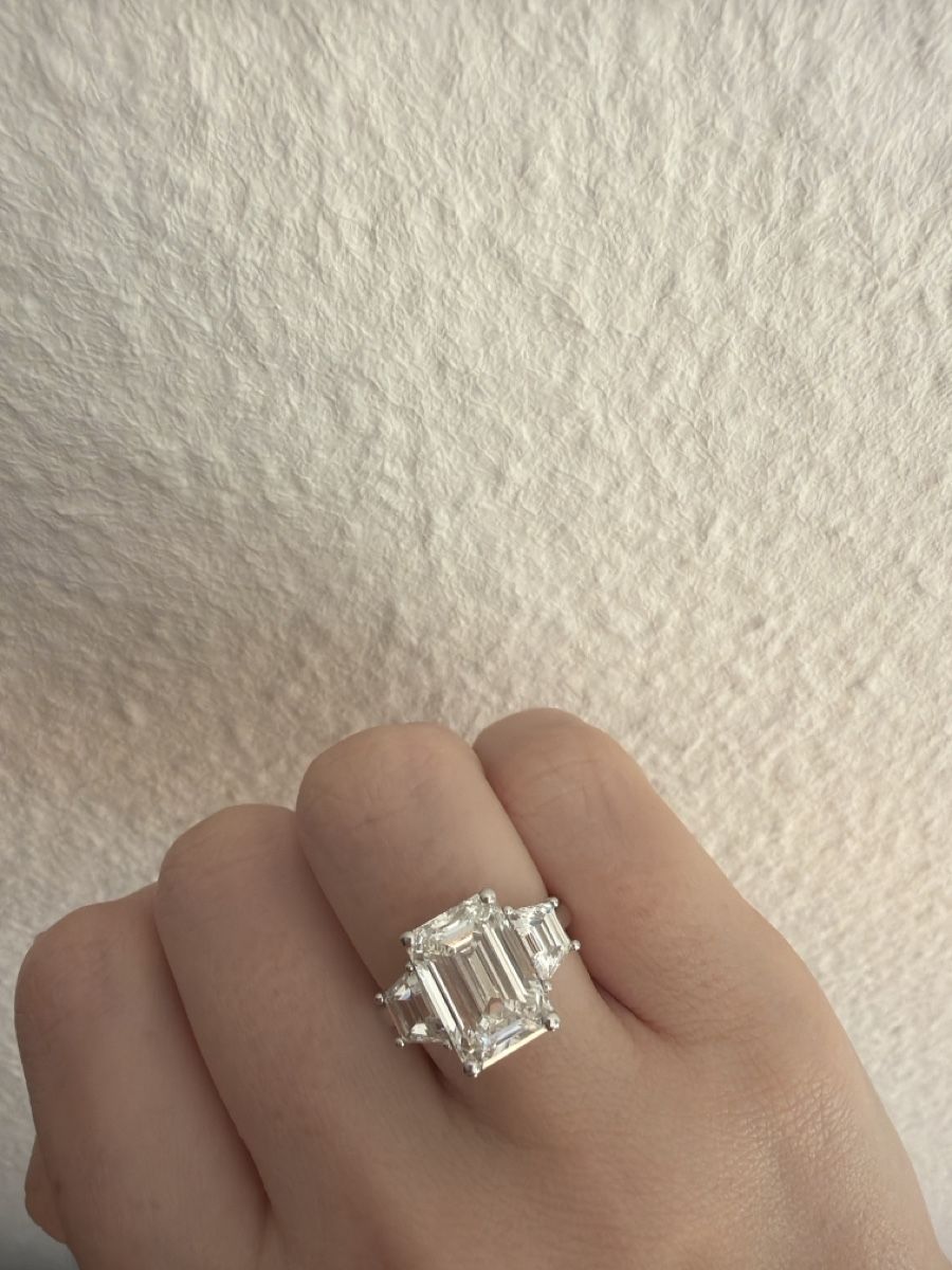 Anelli: Ring 5ct Emerald Cut Diamonds – Nuovo (secondo la descrizione) da Zürich venduto da Pandainlondon 2