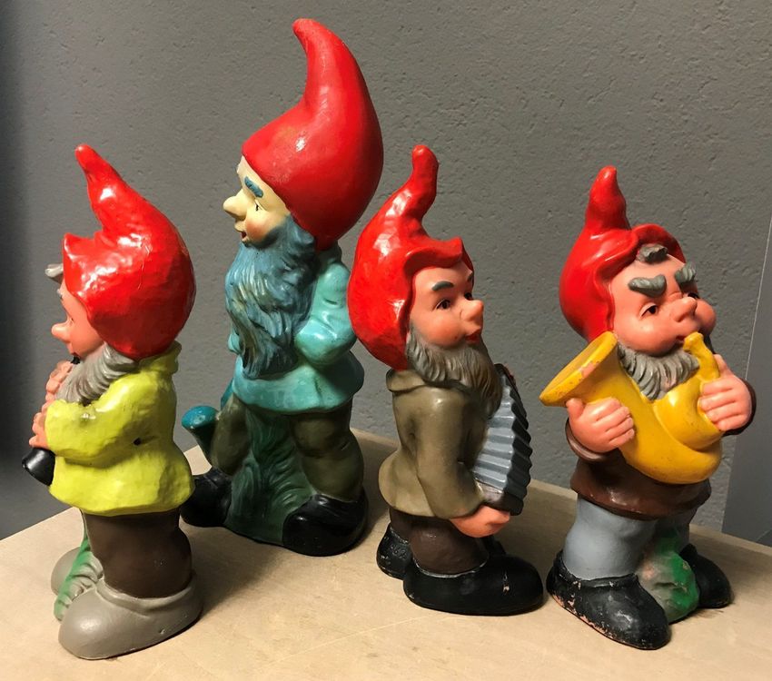 Gartenzwerg Zwerg HEISSNER 50er 60er Gartenfigur alt alter Kaufen