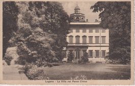 AK Lugano, Villa nel Parco Civico - 1918