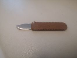 Wengerinox Einhandmesser mit Lederscheide, Top Zustand