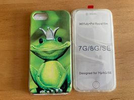 2x iPhone SE 2020 Vollschutz 360 Case Frosch 7 G 8 G crystal
