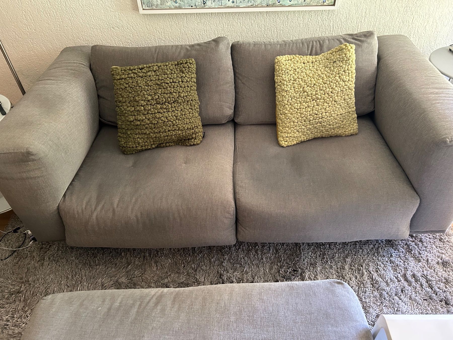 Pfister Sofas: 2er Sofa und Hocker – D'occasion à Lyss par Bisschos 2