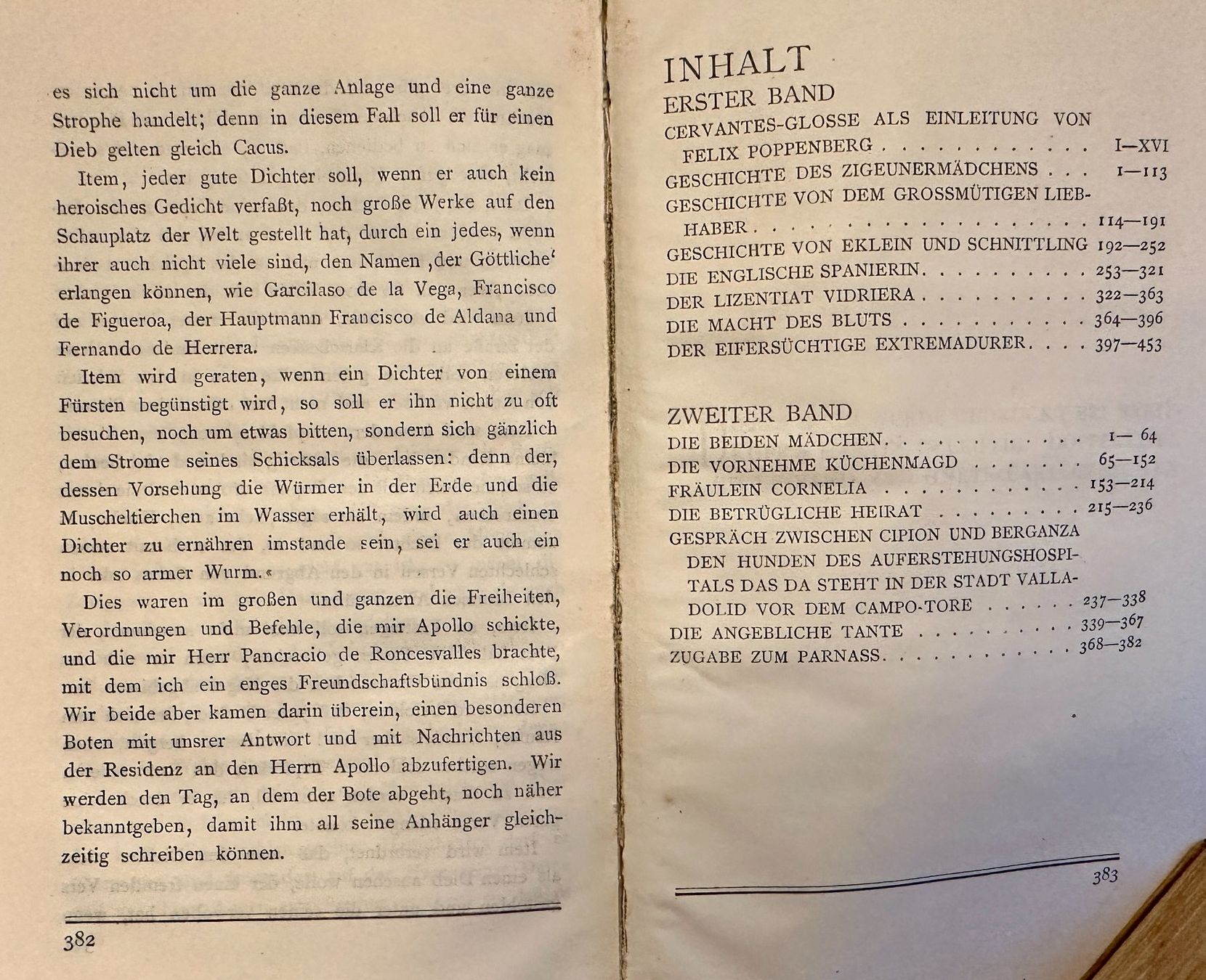 Libri: Cervantes: Die Novellen. 2 Bde. – Usato da Zürich venduto da allp 9
