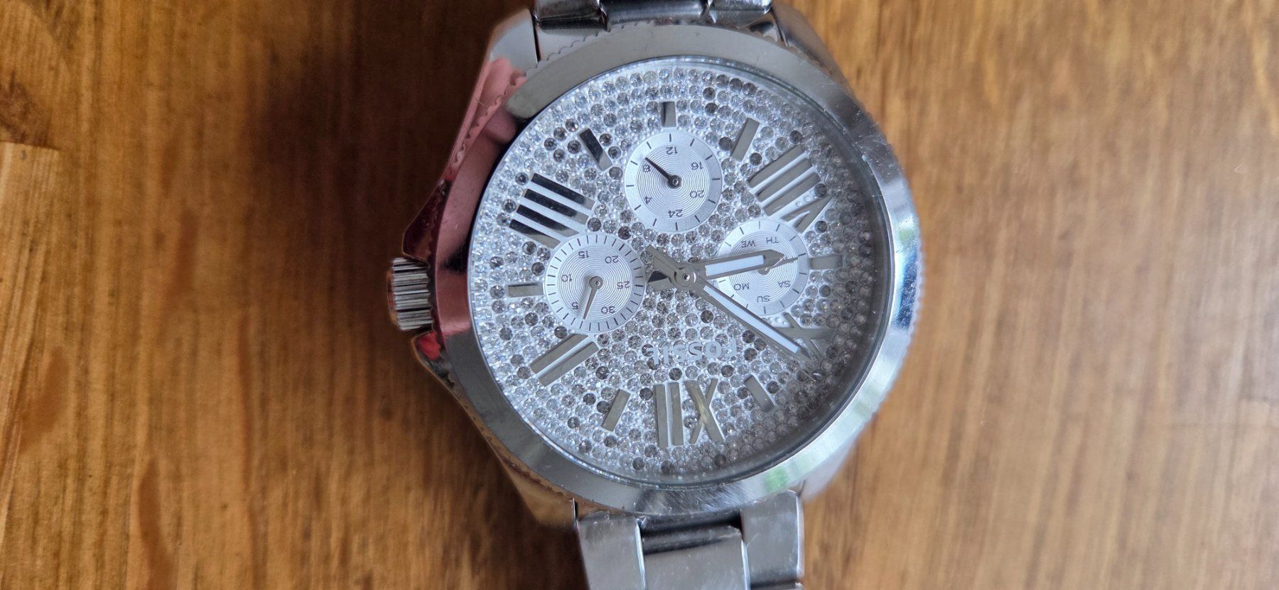 Fossil Orologi: Fossil Armbanduhr mit Strass – Usato da Basel venduto da JCooper 1