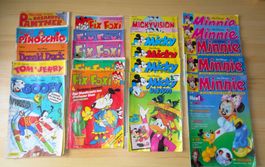 Fix und Foxi, Goofy, Tom & Jerry, Donald Duck, usw. Hefte