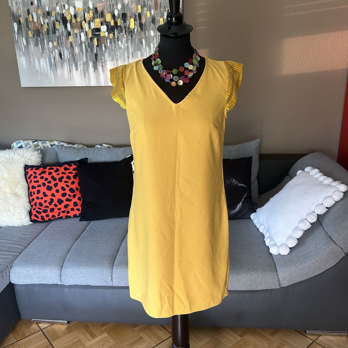 Nafnaf Vestiti: NAF NAF robe & collier 💛 S – Usato da Fribourg venduto da ficelle_de_luge