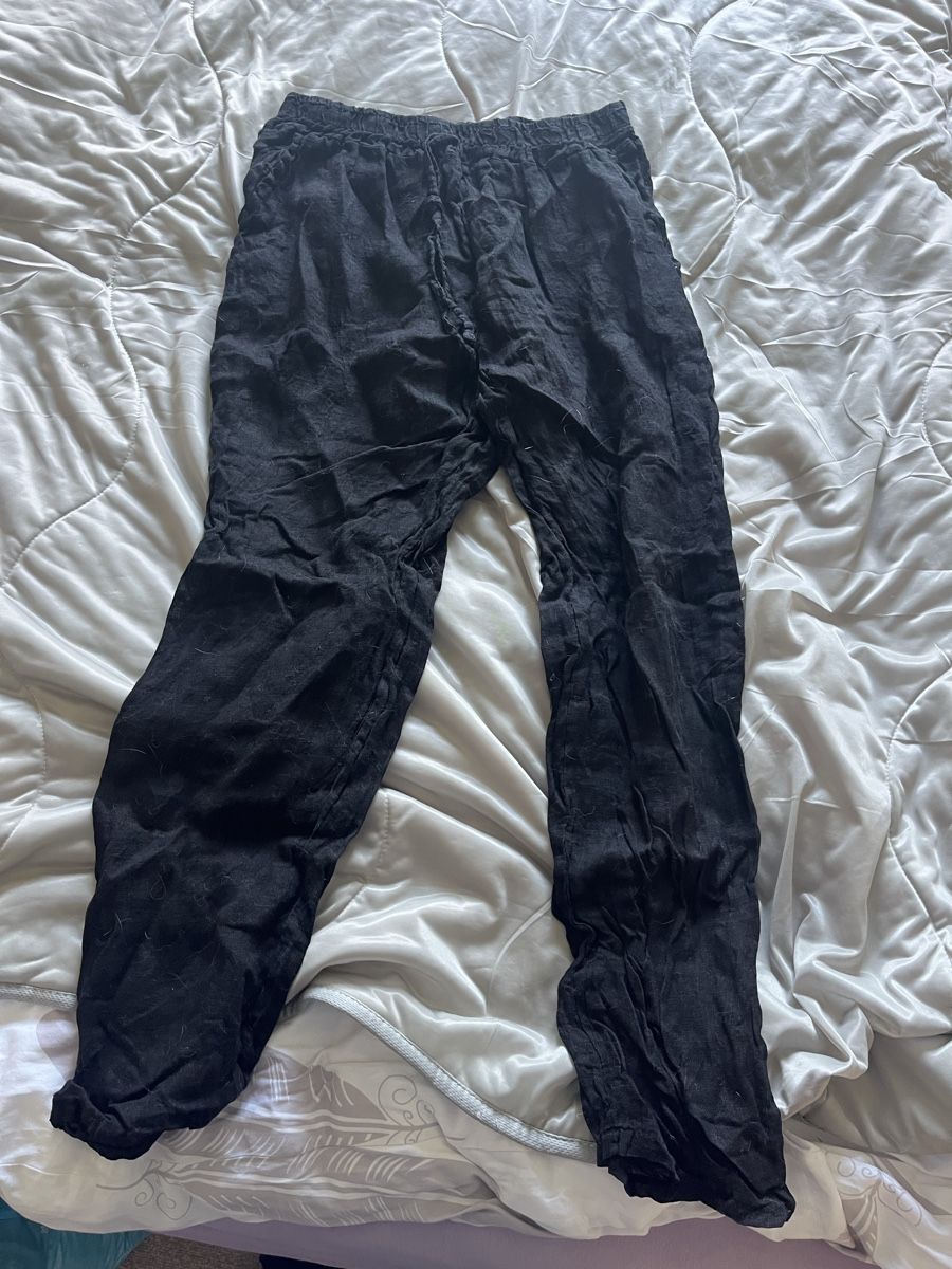 Pantaloni: Leinenhose schwarz Grösse M – Nuovo e nell'imballaggio originale da Giswil venduto da Mauritius9026