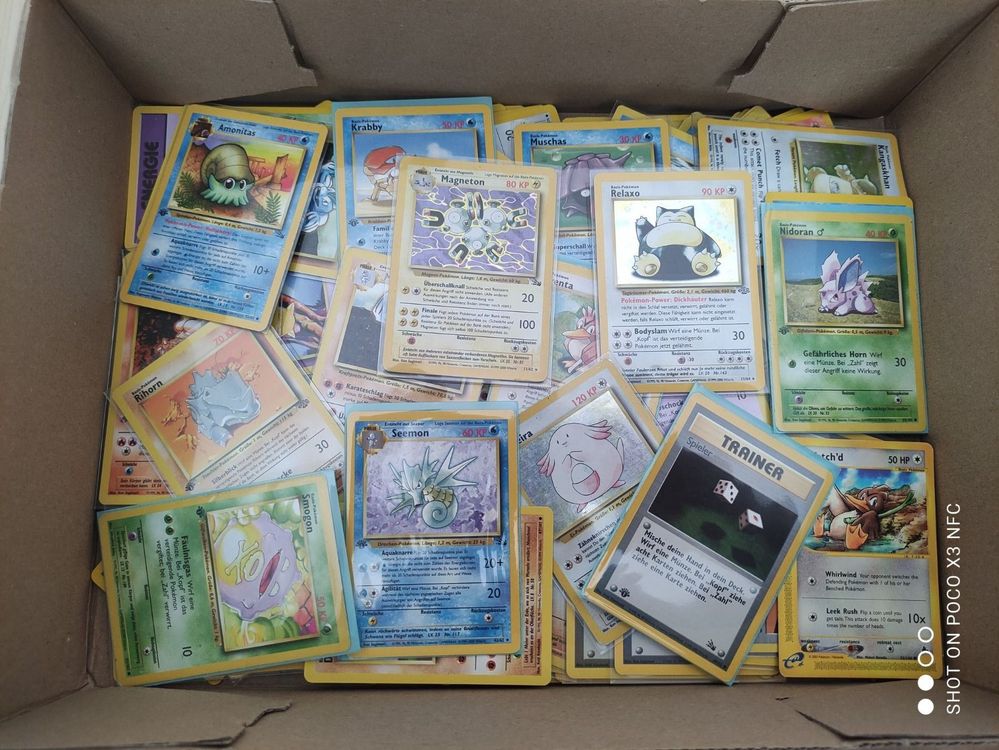 Sammlung 150 PokemonKarten 19952003 Kaufen auf Ricardo