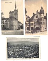 11 Ansichtskarten Biel - gelauf. - aus d. 1910-1920er-Jahren