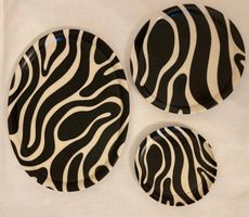 3 Servierplatten Ornamin, vintage