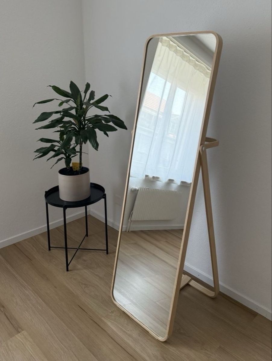 Spiegel: Ikea Standspiegel Holzrahmen neuwertig – Neu (gemäss Beschreibung) aus Baar von Freethy 1