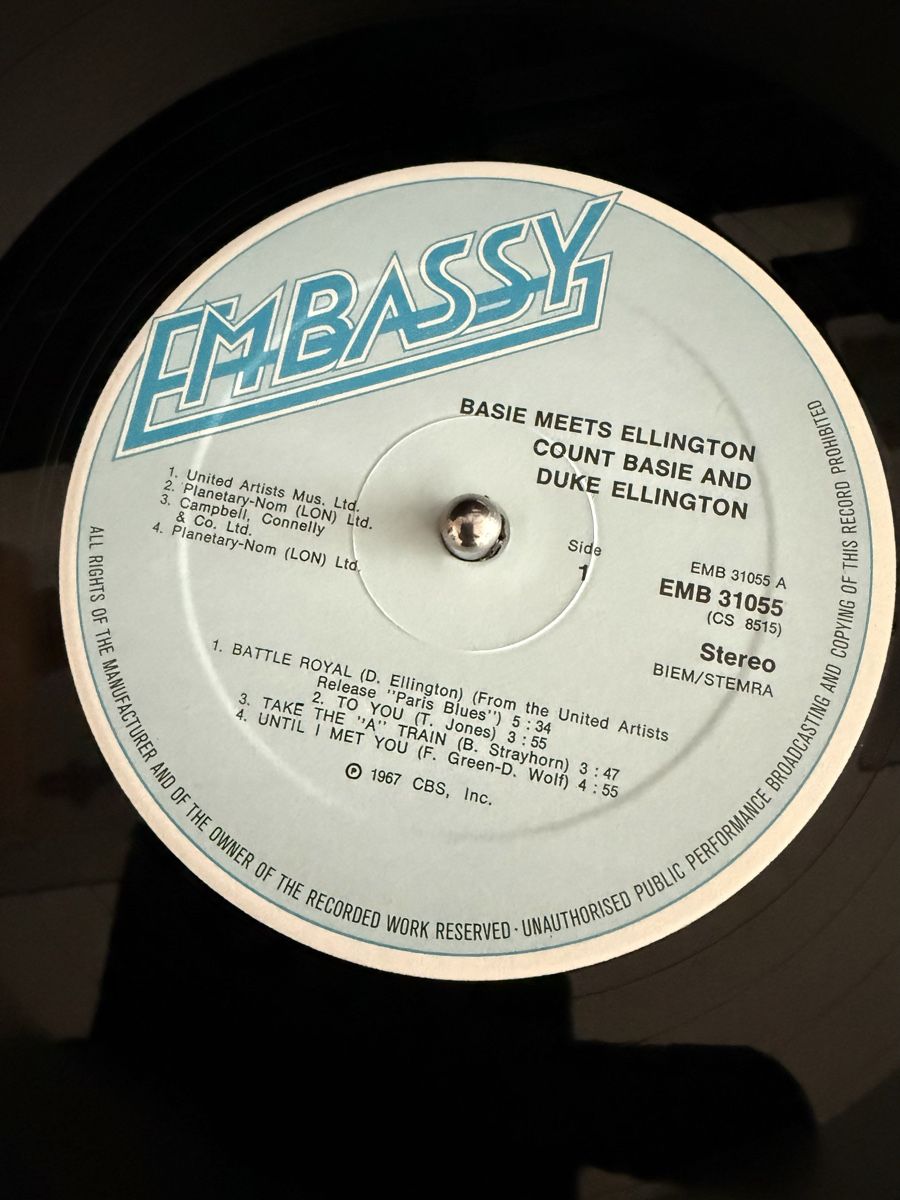 Dischi in vinile: Basie Meets Ellington Schallplatte LP – Usato da Goldach venduto da Donpancho 5